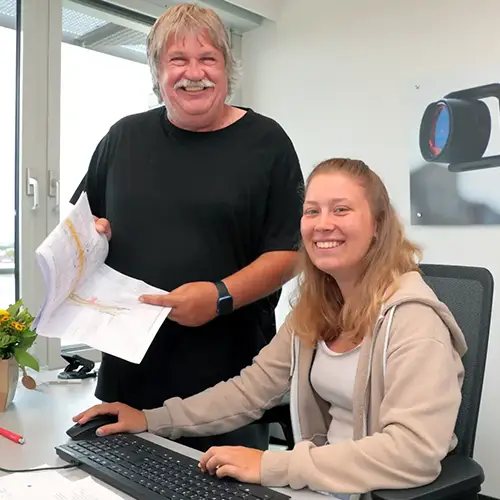 Das TransTecBau Team zeigt starken Zusammenhalt bei der Arbeit an Mobilitätsprojekten