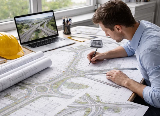Bauzeichner für Verkehrsanlagen